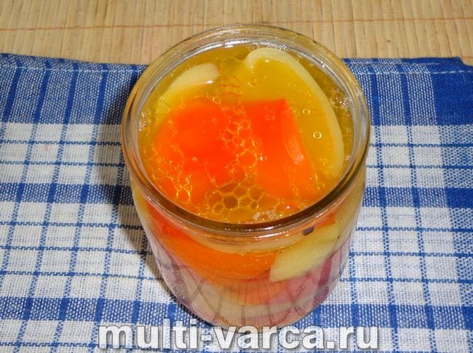Маринований перець в олії на зиму