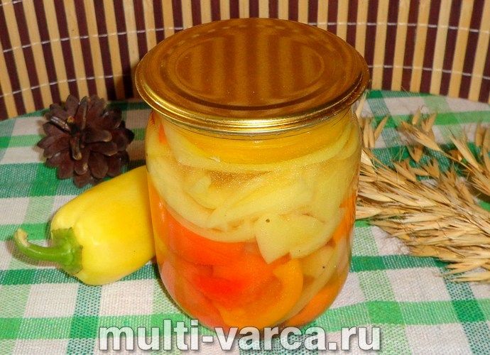 Маринований перець в олії на зиму