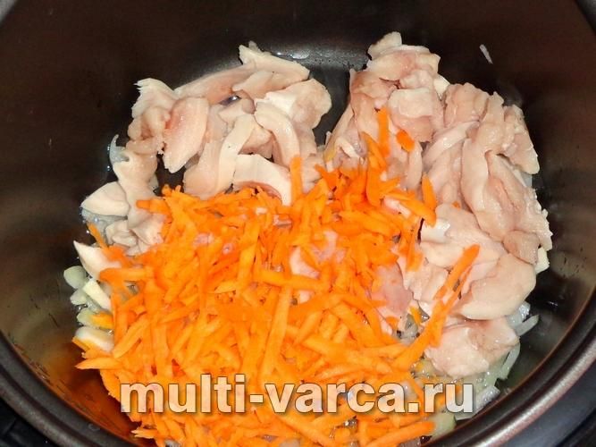 Перловка з індичкою в мультиварці