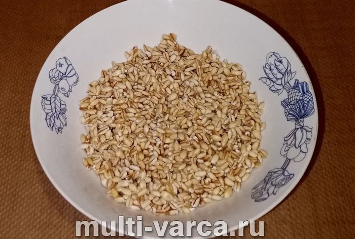 Перловка з морквою в мультиварці