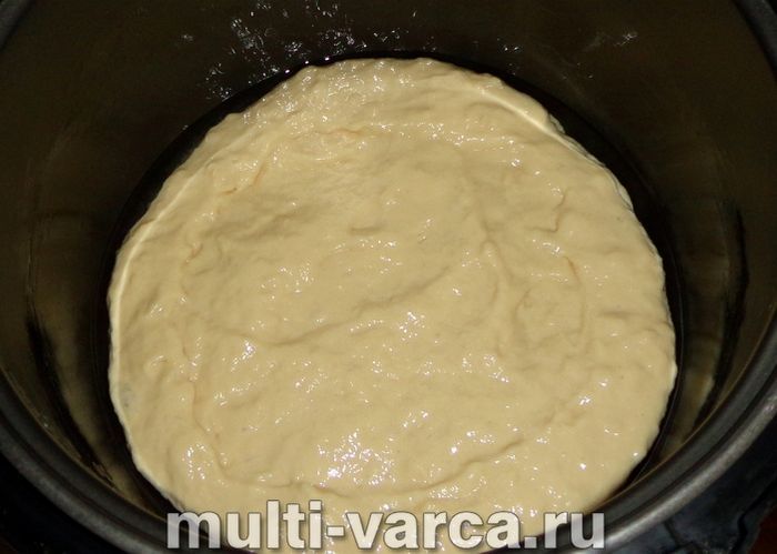 Піца на кефірі в мультиварці