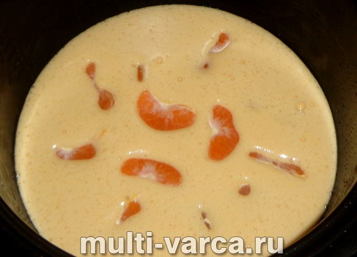 Пиріг із мандаринами в мультиварці