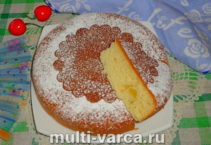 Пиріг на кислому молоці в мультиварці