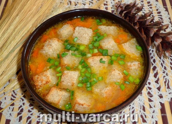 Пісний гороховий суп у мультиварці
