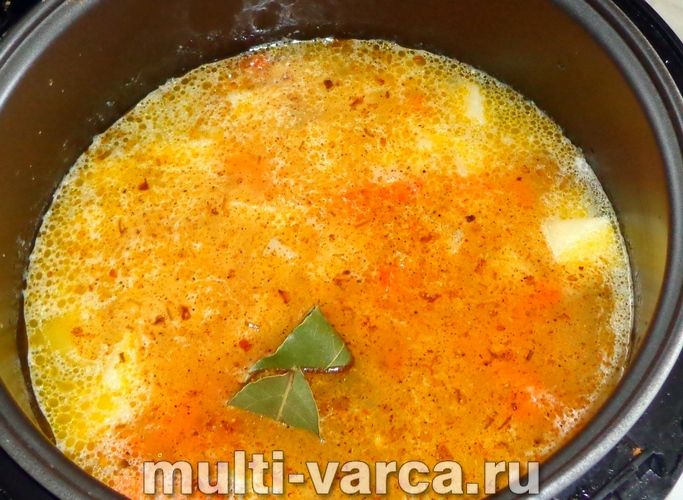 Пісний гороховий суп у мультиварці