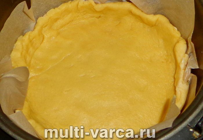 Пісочний пиріг із чорницею та сиром