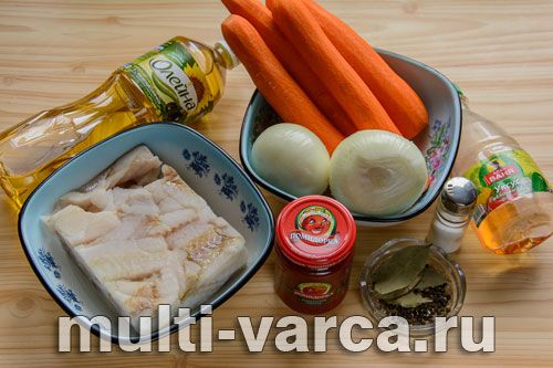 Риба під маринадом із морквою та цибулею