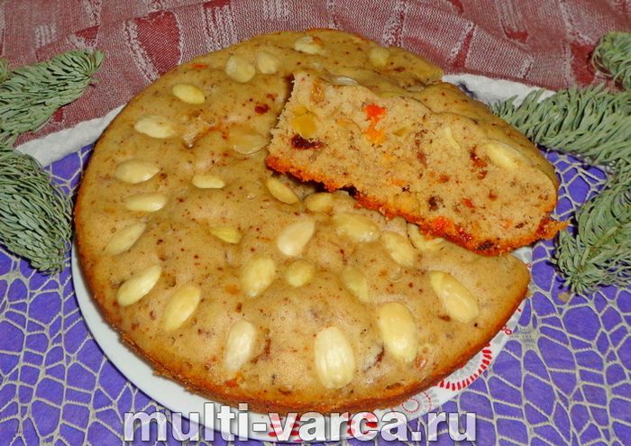 Різдвяний кекс у мультиварці