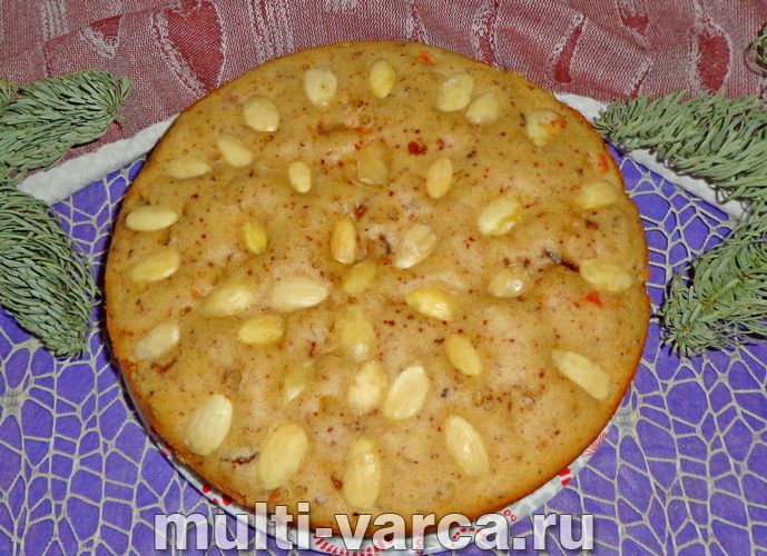 Різдвяний кекс у мультиварці