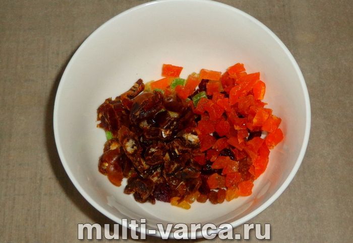 Різдвяний кекс у мультиварці