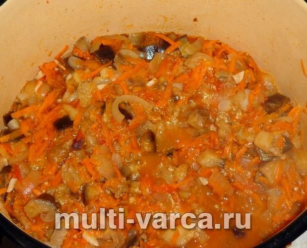 Салат «Десятка» з баклажанів на зиму