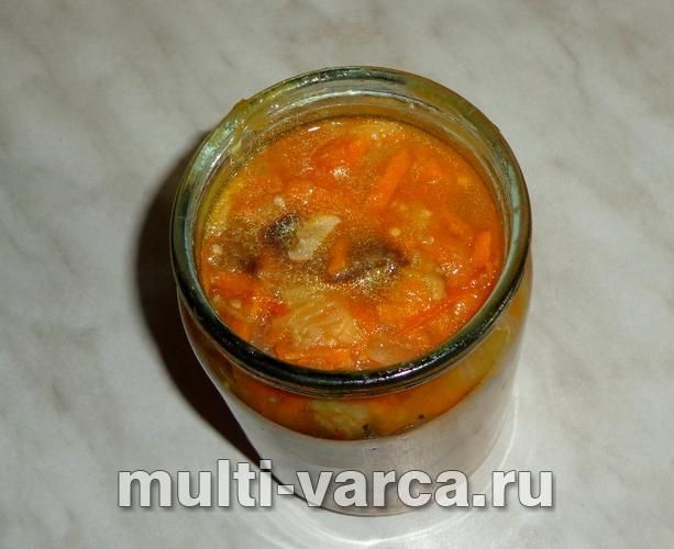 Салат «Десятка» з баклажанів на зиму
