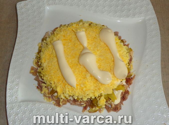 Салат "Новорічна куля"