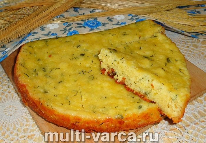 Сирний коржик у мультиварці