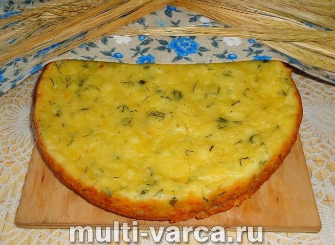 Сирний коржик у мультиварці