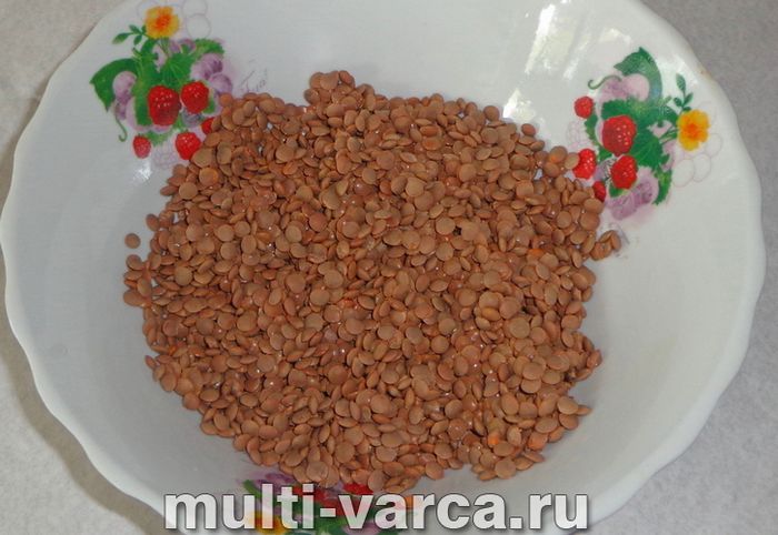 Сочевиця з індичкою в мультиварці