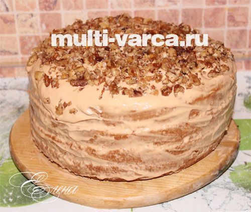 Торт медовий у мультиварці