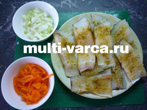 Тріска з пекінською капустою в мультиварці