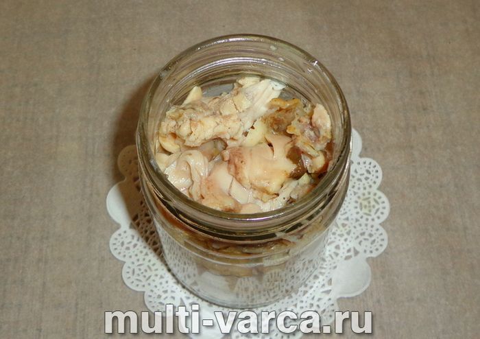 Тушонка з курки в мультиварці
