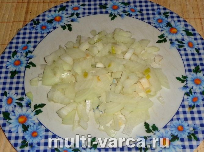 Запіканка з рису і кабачків у мультиварці