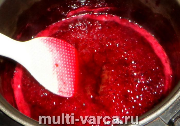 Желе з червоної смородини в мультиварці