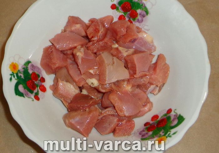 Азу з індички з картоплею в мультиварці