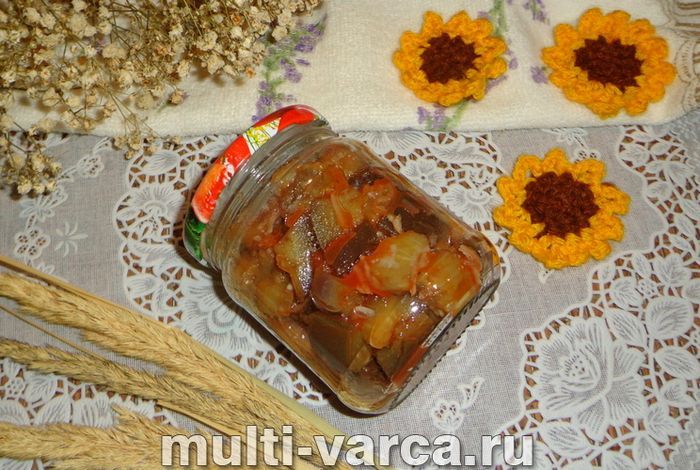 Баклажани в кетчупі на зиму
