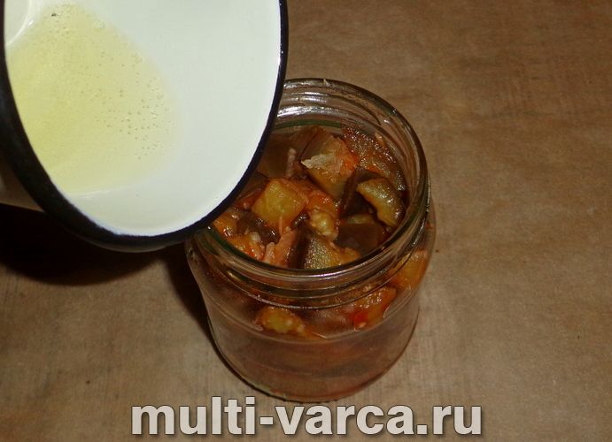 Баклажани в кетчупі на зиму