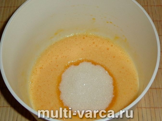 Бісквіт із маком у мультиварці