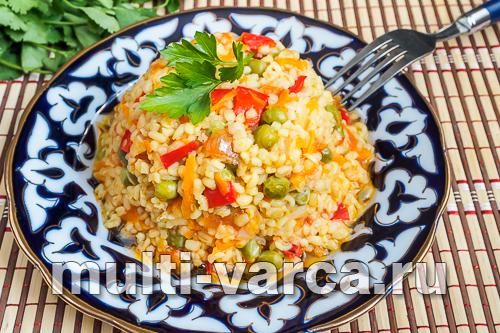 Булгур з овочами