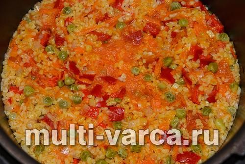 Булгур з овочами