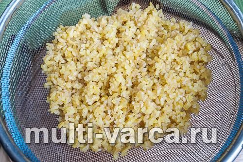 Булгур з овочами