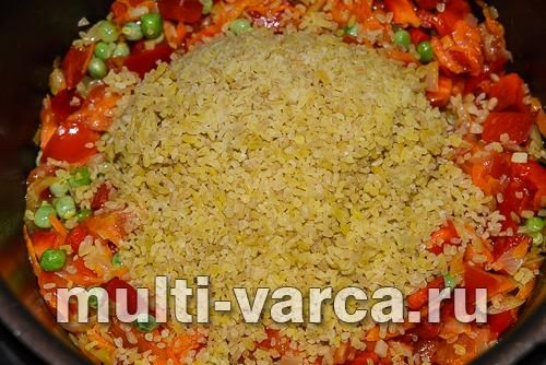 Булгур з овочами