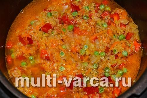 Булгур з овочами