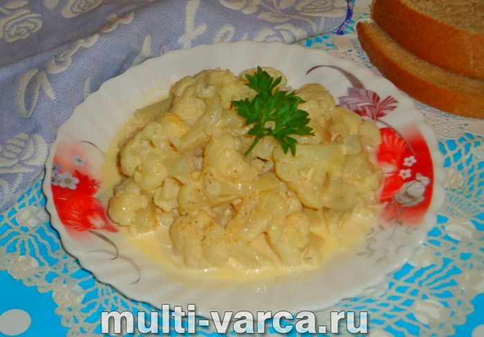 Цвітна капуста в сметані