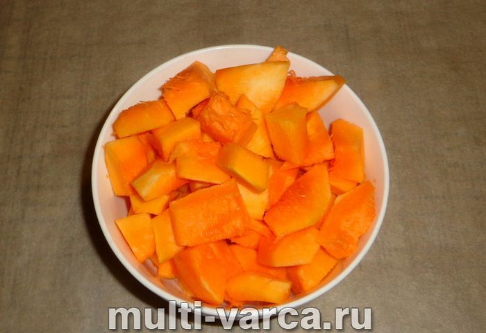 Гарбуз із беконом у мультиварці