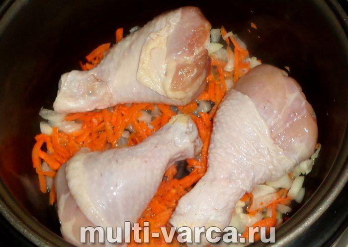 Гречка з гомілкою в мультиварці