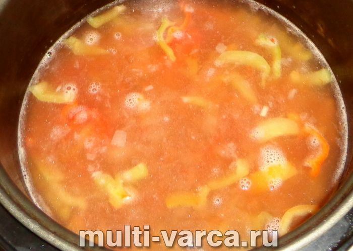 Гречка з томатною пастою в мультиварці