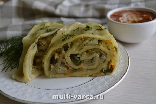 Ханум із картоплею в мультиварці