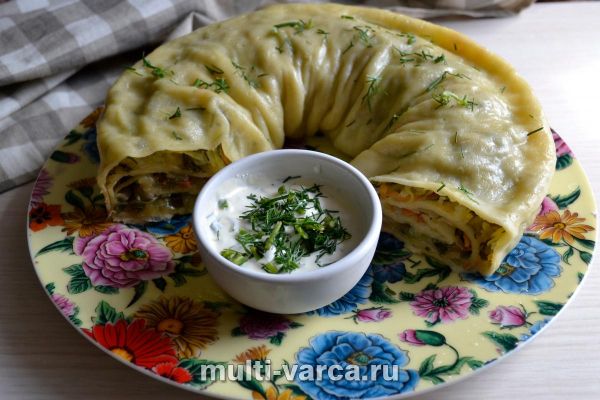 Ханум із картоплею в мультиварці