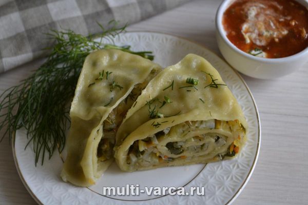 Ханум із картоплею в мультиварці