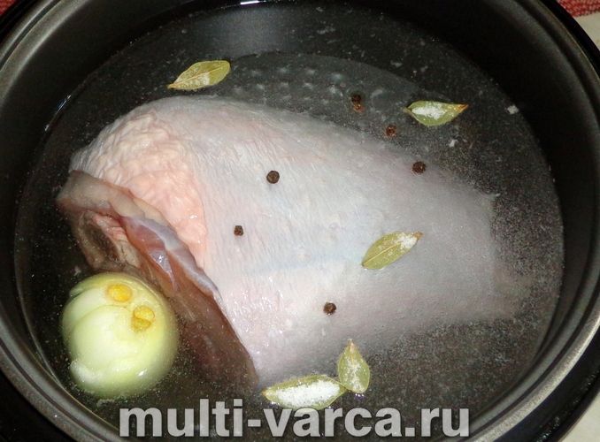 Холодець з індички в мультиварці