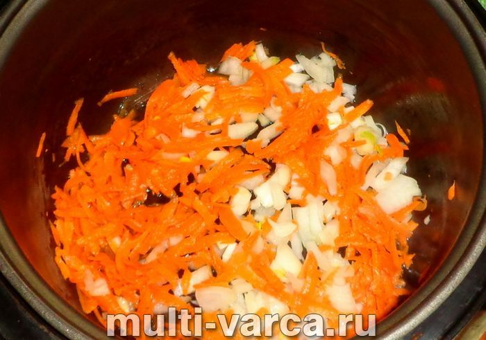 Капуста з гречкою в мультиварці