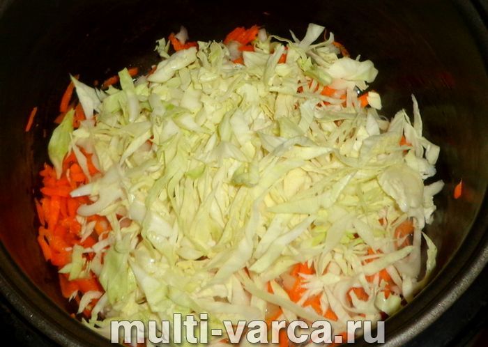 Капуста з гречкою в мультиварці