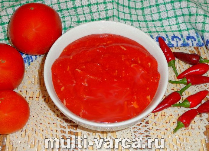 Кетчуп на зиму з крохмалем
