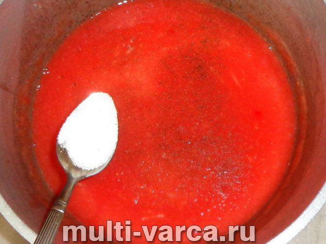 Кетчуп на зиму з крохмалем