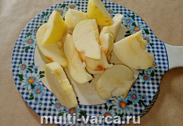Компот із яблук і лимона на зиму