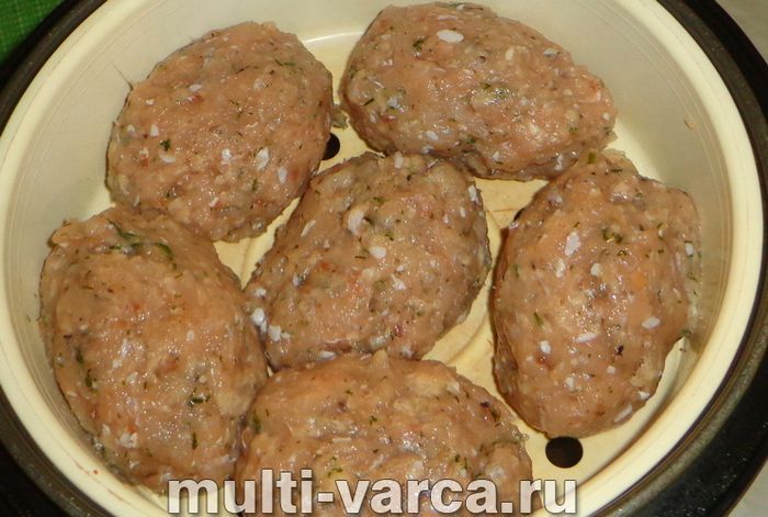 Котлети зі щуки на пару в мультиварці