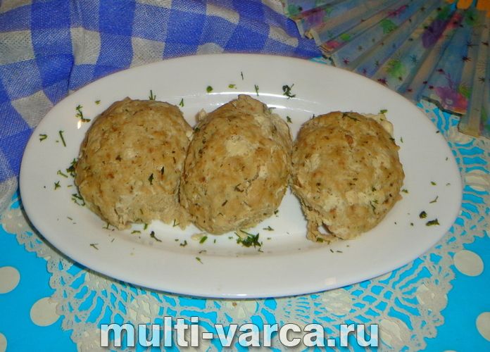 Котлети зі щуки на пару в мультиварці