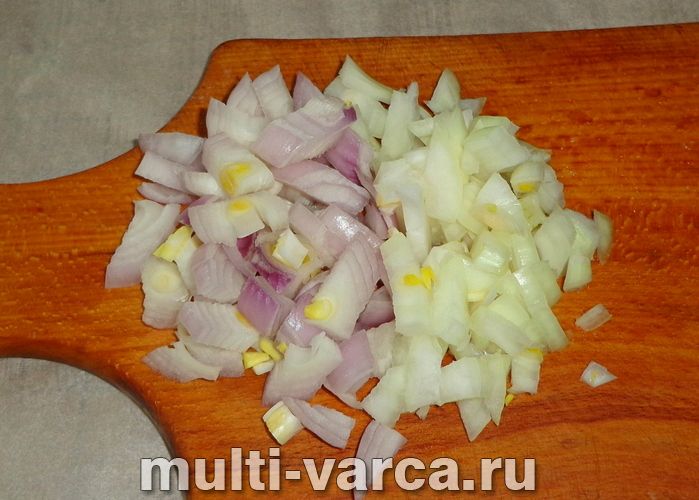 Куряча печінка з картоплею в мультиварці
